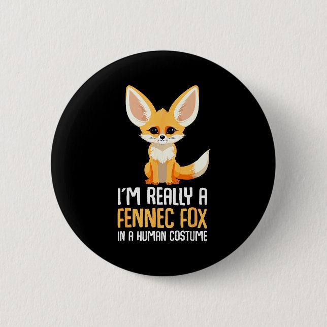 Fennec Fox Costume Girls Fox  Knapp (Framsida)