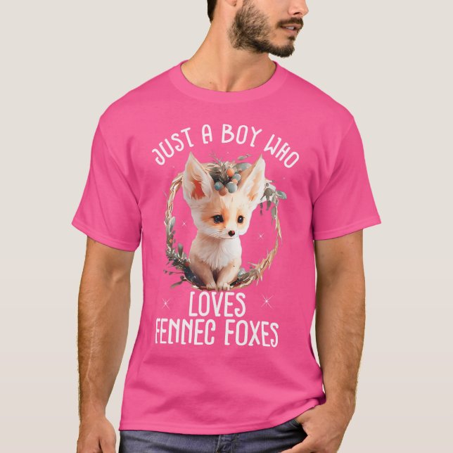 Fennec Fox Cute Fennic Foxes Fenec Animal Fox Kärl T Shirt (Framsida)