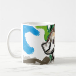 Fennec fox gullig kaffemugg