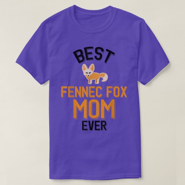Fennec Fox Mamma T Shirt (Design framsida)