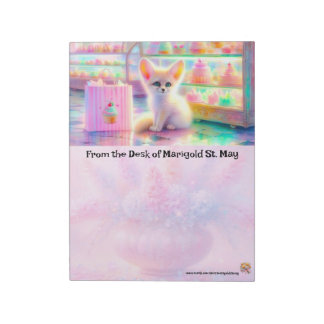 Fennec Fox Notepad Anteckningsblock