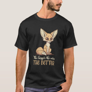 Fennec Fox Öron Cute Fennec Fox Älskare Animal Pet T Shirt