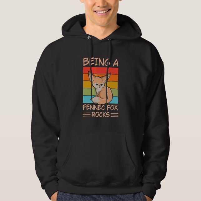 Fennec Fox Sten för Fennec Fox Hoodie (Framsida)