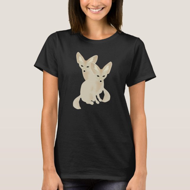 Fennec Foxes T-Shirt (Framsida)