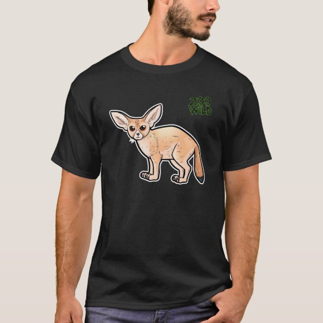 Fennec räv t-shirt (Framsida)
