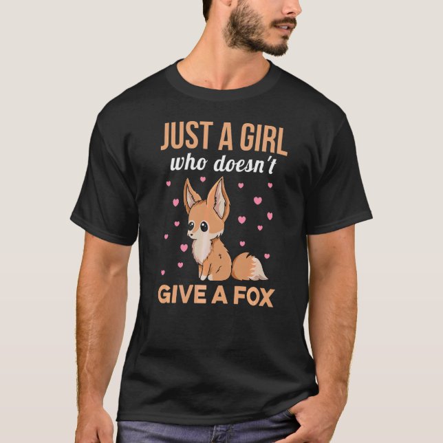 Fennec Vixen-citat för en Fennec Fox-expert T Shirt (Framsida)