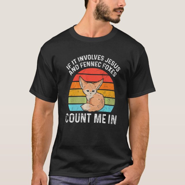 Fennec Vixen för Fennec Fox Fläkt T Shirt (Framsida)