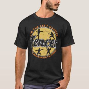 Fenomenet jag är den Lämnat handed Fencer T Shirt