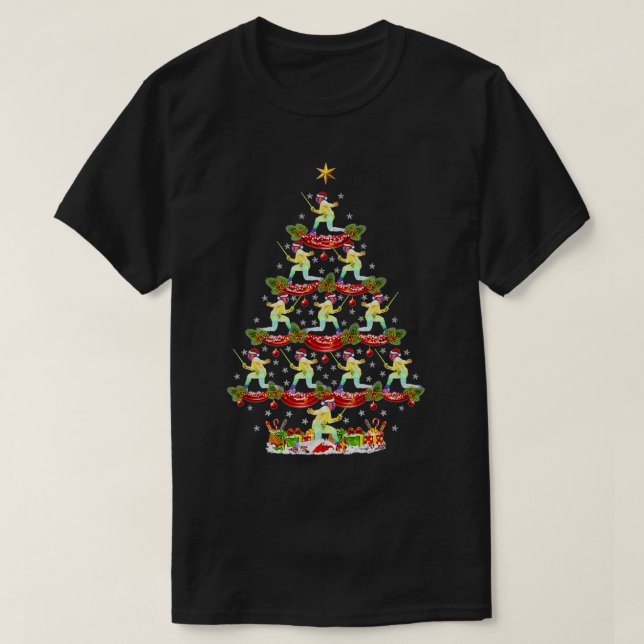 Fenomenet Julgran Fencer Sport Julafton Gifts Mana T Shirt (Design framsida)