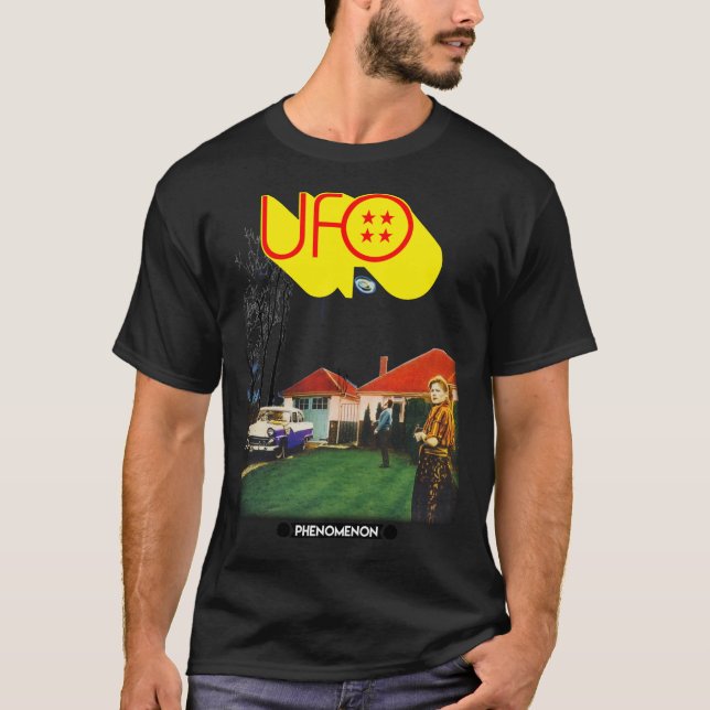 Fenomenet UFO - Classic Old school Heavy Metall T Shirt (Framsida)