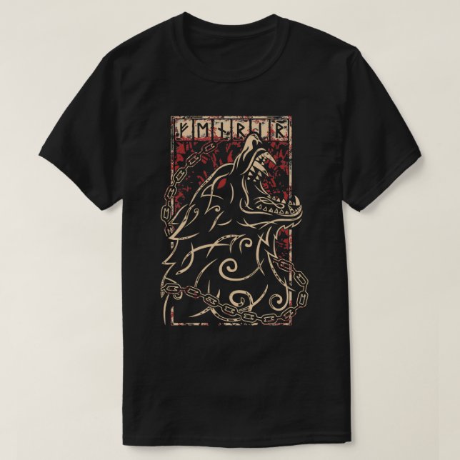 Fenrir 3 t shirt (Design framsida)