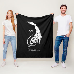 Fenrir Fenris är fri hund viking nordisk mytologi Fleecefilt