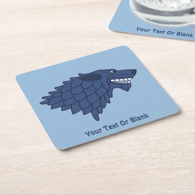 Fenrir/Fenrisulven Underlägg Papper Kvadrat (Vinklad)