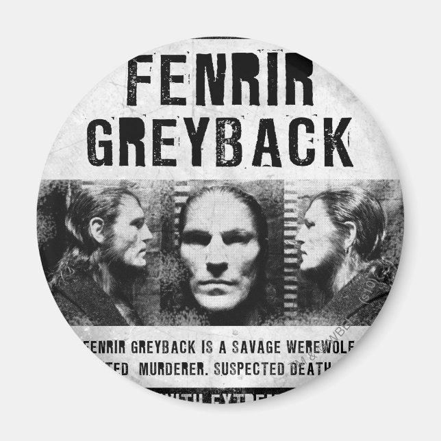 Fenrir Greyback ville Poster Magnet (Framsidan)