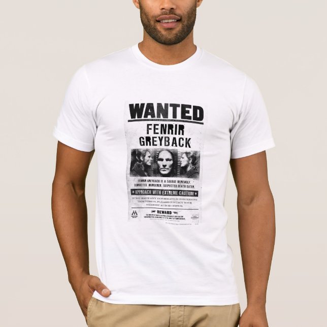 Fenrir Greyback ville Poster Tee (Framsida)
