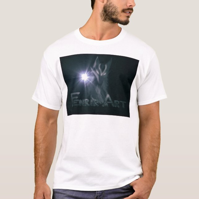 Fenrir konstgåvor tee shirt (Framsida)