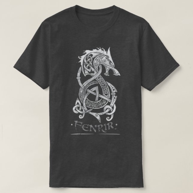 Fenrir-sketch T Shirt (Design framsida)