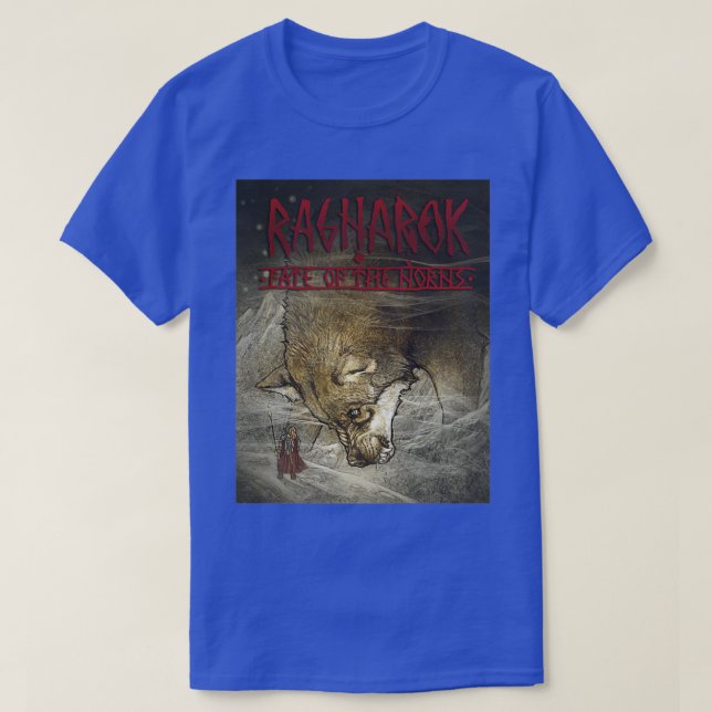 Fenrir the Mighty T Shirt (Design framsida)