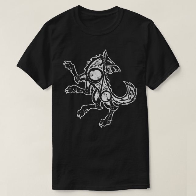 Fenrir viking symbol t shirt (Design framsida)