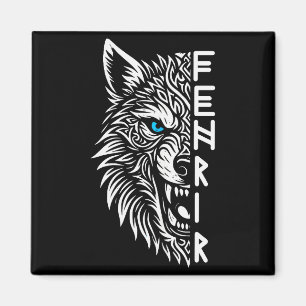 Fenrir Viking Varg Av Odin Norse Viking Keltisk Fe Magnet