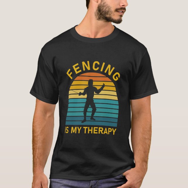 Fensionen är min terapi t shirt (Framsida)