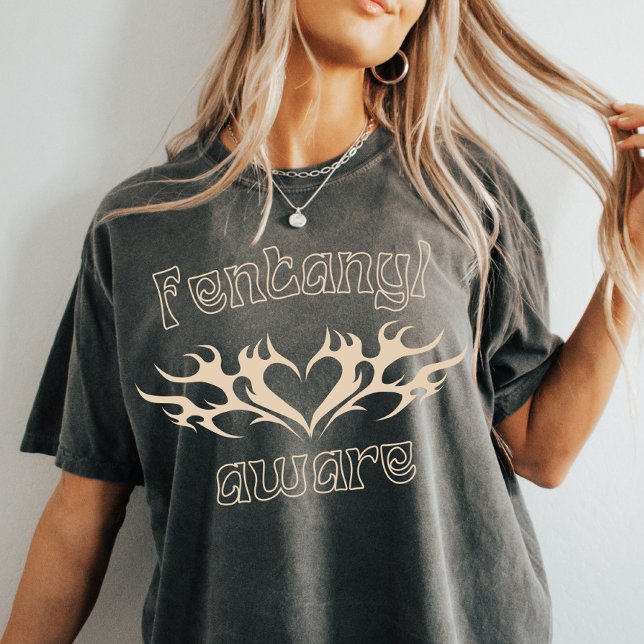 Fentanyl Medvetet, Harm Reduction, överdosering Me T Shirt (Skapare uppladdad)
