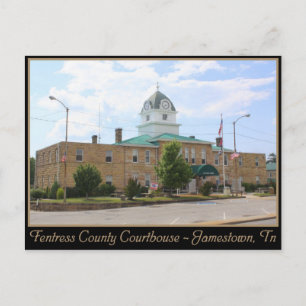 Fentress County Domstol - Jamestown, TN Vykort