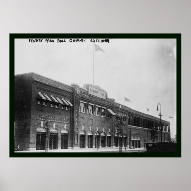 Fenway Park Boston Baseball 1914 Poster (Framsidan)
