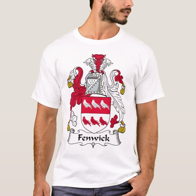 Fenwick familjvapensköld tee shirt (Framsida)