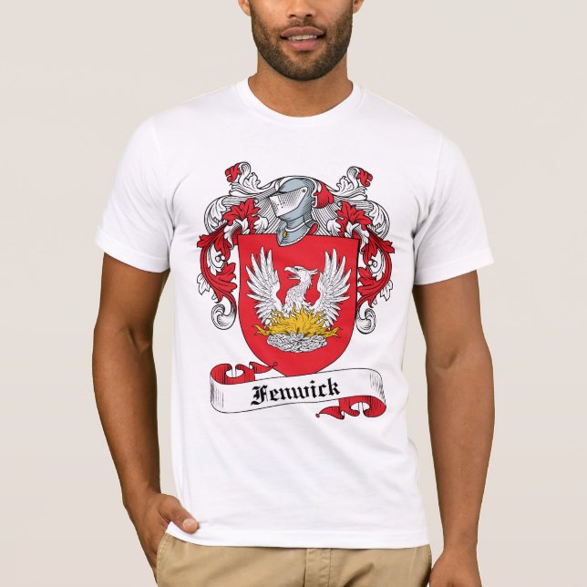 Fenwick familjvapensköld tee shirt (Framsida)