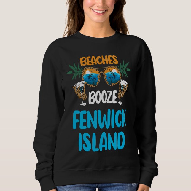Fenwick Island Delaware Beaches Vacation Party Mat T Shirt (Framsida)