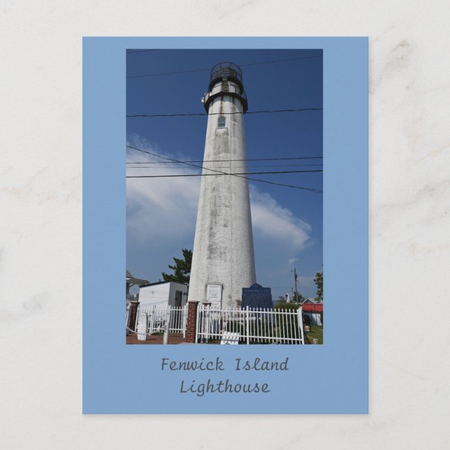 Fenwick Island Lighthouse Postcard Vykort (Framsida)