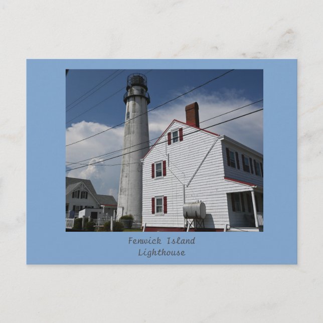 Fenwick Island Lighthouse Postcard Vykort (Framsida)