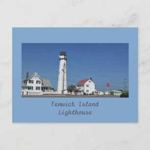 Fenwick Island Lighthouse Postcard Vykort
