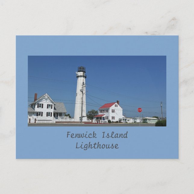 Fenwick Island Lighthouse Postcard Vykort (Framsida)