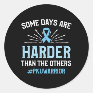 Fenylketonuri Pku Strong Warrior Awareness Runt Klistermärke
