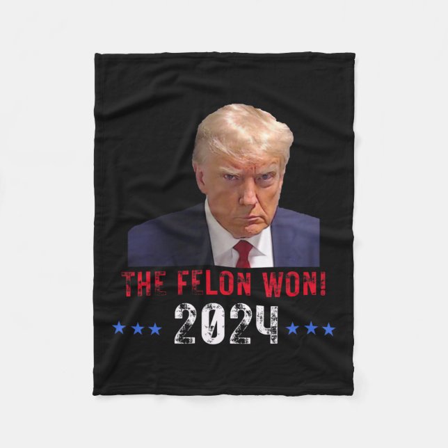 Féon Won Trump Won 2024 Val Tr Fleecefilt (Framsidan)