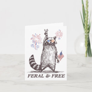 Feral and Free Raccoon, LUNT Raccoon 4:e juli Kort