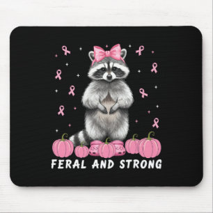 Feral and Strong Raccoon Breast Cancer Warrior Fig Musmatta