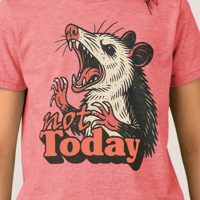 Feral Arg Possum, inte i dag, typografi av barn T Shirt (Make a fierce statement with this feral possum design
)