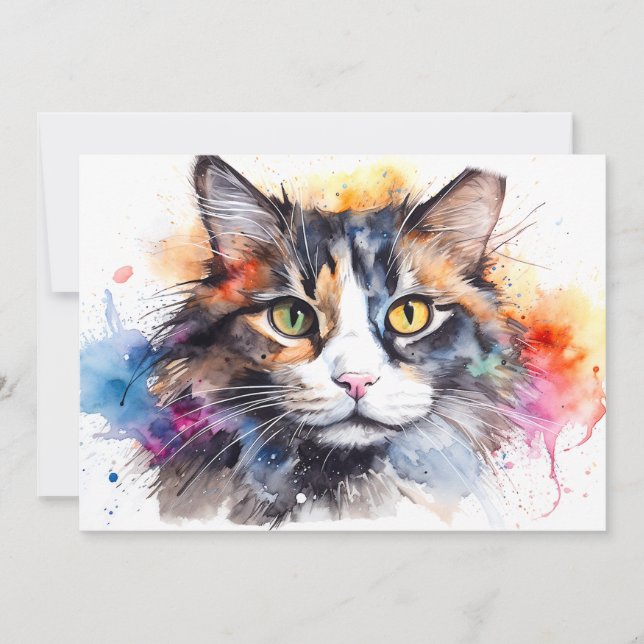 Feral Calico #87 Julkort (Framsida)