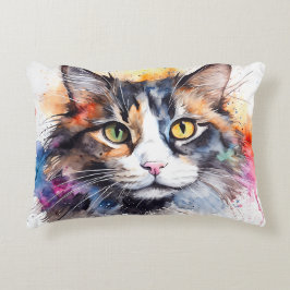 Feral Calico #87 Prydnadskudde