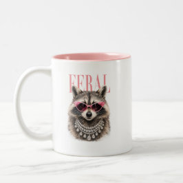 Feral Chic Tvättbjörn Glamour Kaffemugg