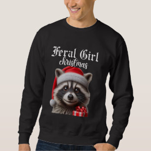 Feral Girl julRaccoon Lång Ärmad Tröja