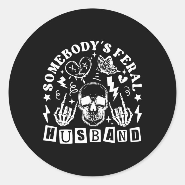 Feral Make Fars dag Runt Klistermärke (Framsida)