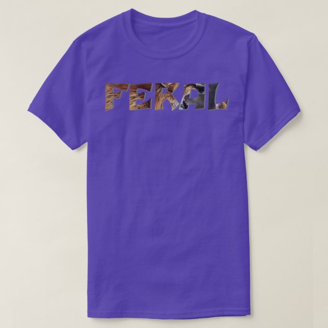 FERAL T SHIRT (Design framsida)