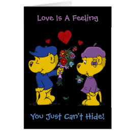 Ferald and Sahsha Ferret Hälsningskort