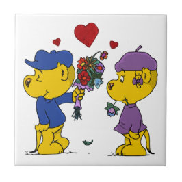 Ferald and Sahsha Ferret Kakelplatta