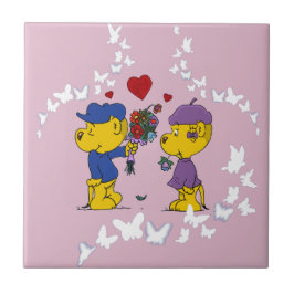 Ferald and Sahsha Ferret Kakelplatta