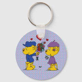 Ferald and Sahsha Ferret Nyckelring